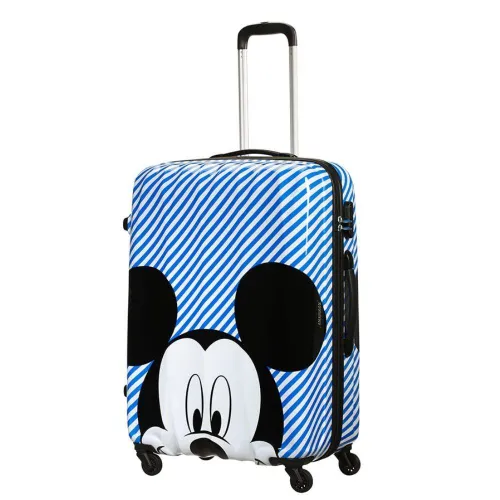 Walizka duża American Tourister Hypertwist Disney - Mickey stripes