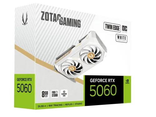 Karta graficzna Zotac GeForce RTX 5060 Twin Edge OC White Edition 8GB GDDR7 128bit DLSS 4