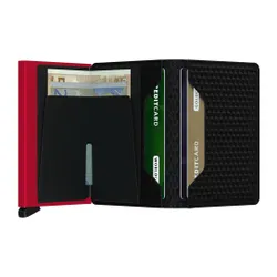 Mały portfel RFID Slimwallet Secrid Cubic - black/red