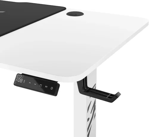 Biurko Diablo Chairs X-Tensio 1600 160cm Regulacja wysokości Biały