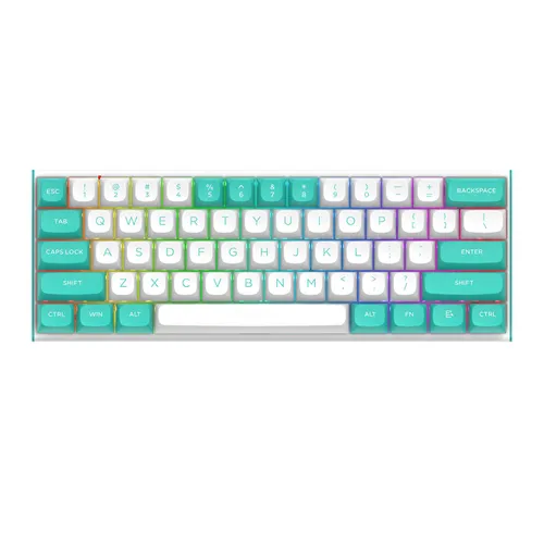 Klawiatura magnetyczno-mechaniczna Redragon K683WB-RGB FIDD Biało-zielony