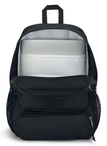 JanSport Doubleton Okul Sırt Çantası-siyah