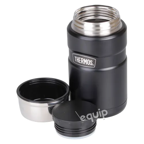 Termos na jedzenie z łyżką Thermos 0,7 l Stainless King - matt black