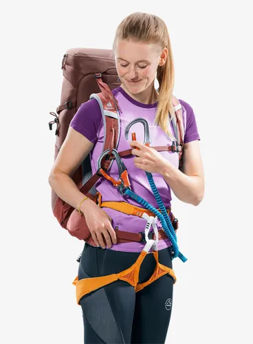 Plecak turystyczny damski Deuter Trail 28 SL - raisin/caspia