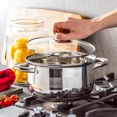 Garnek ze stali nierdzewnej z pokrywką TADAR LUZON 3 l