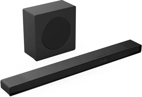 Soundbar HISENSE AX3120Q Czarny 3.1.2-kanałowy, Bezprzewodowy Subwoofer, HDMI eARC, BT, Dolby Atmos, DTS:X, Tryb AI EQ