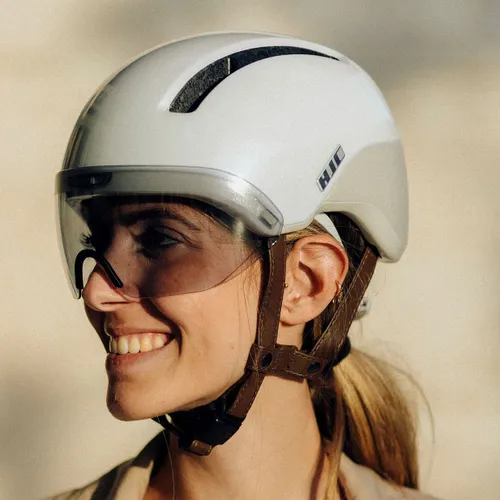 Kask rowerowy HJC Calido Plus pearl white/grey