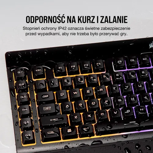 Klawiatura membranowa Corsair K55 RGB