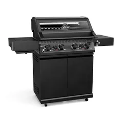 Grill gazowy KOLER Krone S1 Czarny 21.6 kW 73 x 46 cm