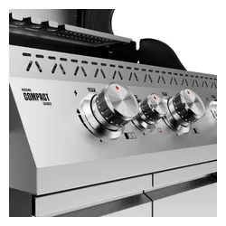 Grill gazowy KOLER Krone Compact Srebrny 15.5 kW 60 x 46 cm