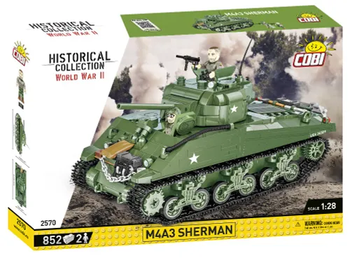 Конструктор COBI Historical Collection WWII M4A3 838 шт.