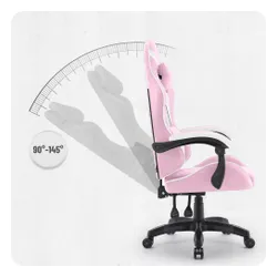 Fotel CABRO C500 Różowo-Biały