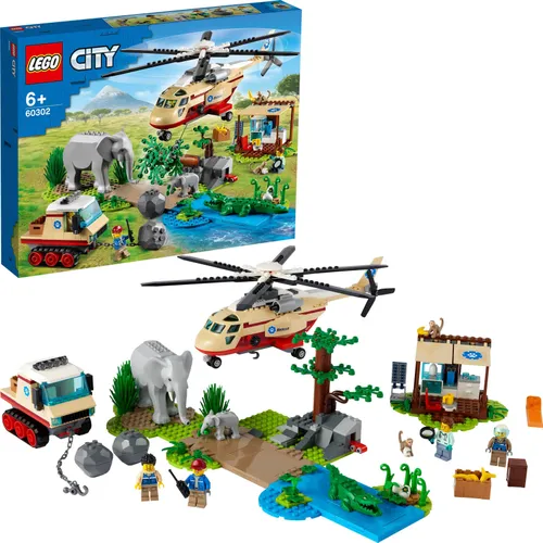 Конструктор Lego City спасает диких животных (60302)