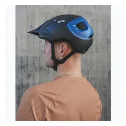 Kask rowerowy POC Axion uranium black/opal blue metallic/matt