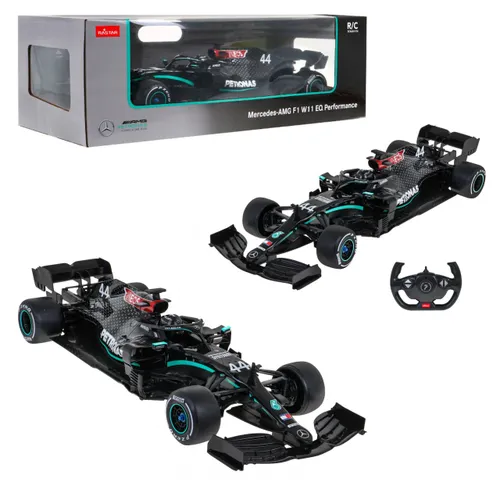 Zdalnie sterowany samochód COIL auto RC pilot duży Mercedes AMG F1 skala 1:12 czarny