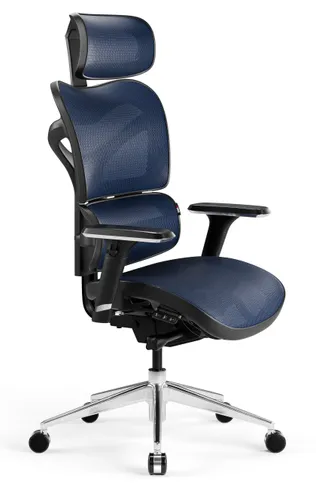 Fotel DIABLO CHAIRS V-Commander Czarno-niebieski