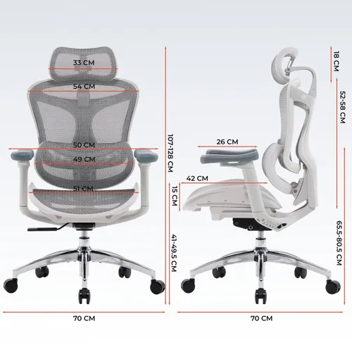 Fotel SIHOO Doro C300L Biały