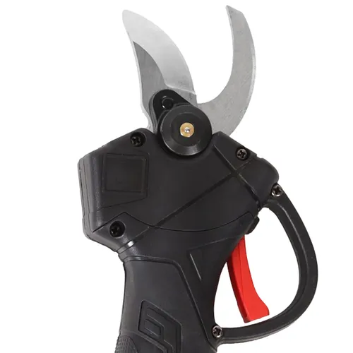 Ogrodowy sekator akumulatorowy elektryczny do gałęzi 2 akumulatory czarny