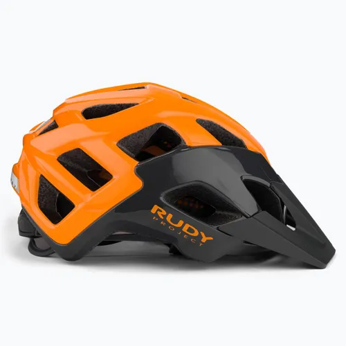 Kask rowerowy Rudy Project Crossway lead/orange fluo shiny