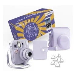 Aparat FUJIFILM Instax Mini 13 Fioletowy + Pokrowiec + Album + Spinacze