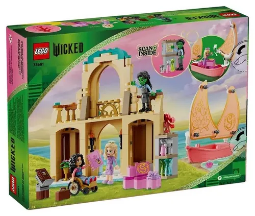 Конструктор LEGO Wicked 75681 Глинда, Эльфаба и Нессароза в университете Шиз