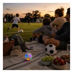 Głośnik Bluetooth Musicmate MM-SB40-W FootballWave LED 5W Biały