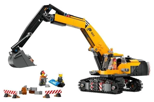 Конструктор LEGO City 60420 желтый экскаватор