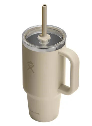 Kubek termiczny ze słomką Hydro Flask Travel Tumbler 946 ml - oat