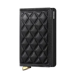 Кошелек Secrid Premium Slimwallet Emboss Diamond RFID - черный