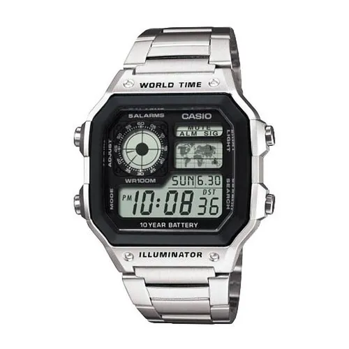 Casio AE-1200whd-1avef Gümüş / Gümüş Saatler