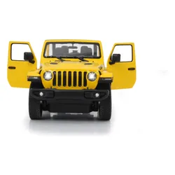 Zdalnie sterowany samochód COIL auto RC pilot duży JEEP Wrangler RS skala 1:14 żółty