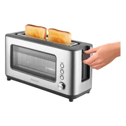 Toster Sencor STS 4050SS Ruszt do bułek Rozmrażanie 1200W