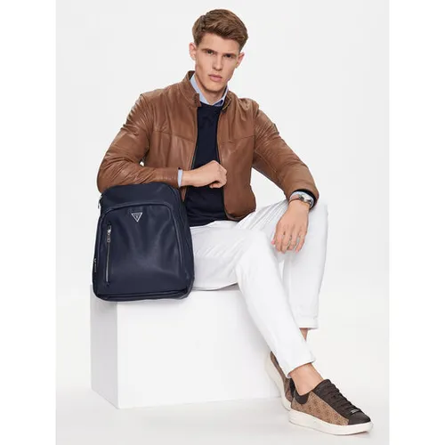 Guess Certosa Saffiano geantă inteligentă HMECSA P3241 BLU