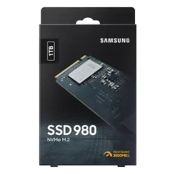 Samsung 980 SSD 1 TB M. 2 2280 PCI-E x4 Gen3 NVMe (MZ-V8V1T0BW)