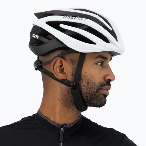 Kask rowerowy Rogelli Tecta white/black