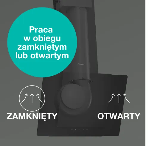 Okap Gorenje Simplicity WHI6SYB Czarny
