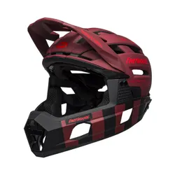 Kask rowerowy Bell FF Super Air R MIPS Spherical matte red black/fasthouse