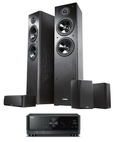 Yamaha MusicCast RX-V4A Cinema Package Black, NS-F51/NS-P51 Black