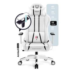 Fotel DIABLO CHAIRS X-One 2.0 Small Biało-czarny
