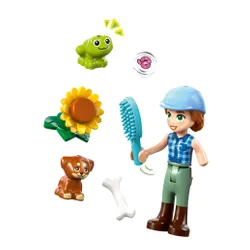 LEGO 42695 Friends Przyczepa z koniem i źrebaczkiem