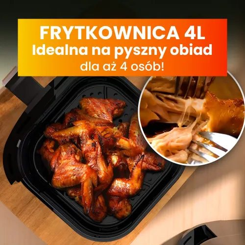 Frytkownica beztłuszczowa Extralink Smart Life Air Fryer SJ-400 1300W 4l