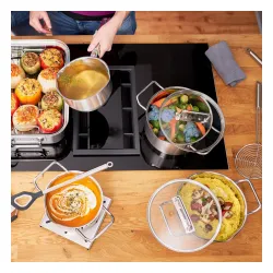 ROESLE Expertiso 3,4 l - garnek ze stali nierdzewnej z pokrywką