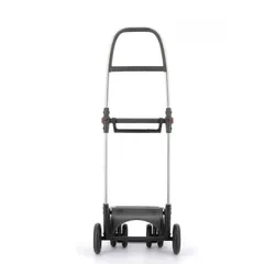 Rolser Akanto MF 4-Wheel 2-Turn pliere coș de cumpărături-negru