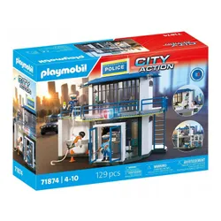 PLAYMOBIL CITY ACTION 71874 Posterunek policji z miejscem, zestaw +4 lata