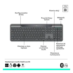 Klawiatura LOGITECH Slim Solar+