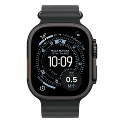 Apple Watch Ultra 3 GPS + Cellular 49mm koperta tytanowa (czarny) + pasek Ocean (czarny)