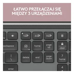 Klawiatura membranowa Logitech Signature Slim K950 Grafitowy