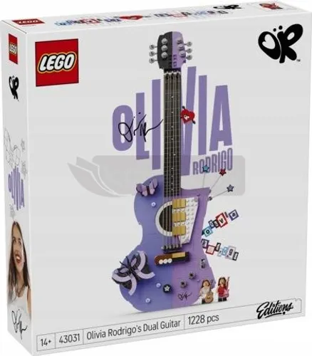 LEGO 43031 EDITIONS: двойная гитара Оливии Родриго, набор кубиков 14+