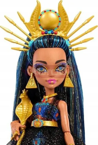 MONSTER BALL LALKA MONSTER HIGH CLEO DE NILE lalka w imprezowym stroju HNF70