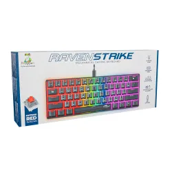 FroggieX RavenStrike RGB Outemu Red Czarny